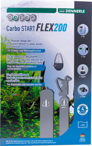Dennerle 2940 Carbo START Flex200 CO2 Pflanzen-Dünge-Set