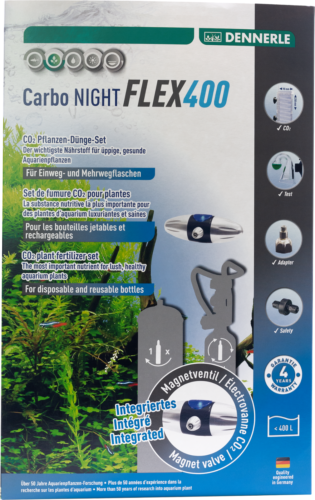 Dennerle 2944 Carbo NIGHT Flex400 CO2 Pflanzen-Dünge-Set