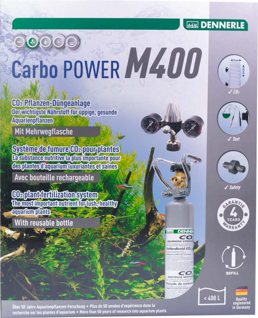 Dennerle 3076 CARBO POWER M400 CO2-Anlage Komplett-Set