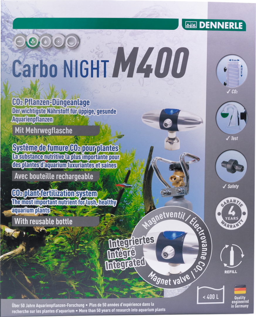 Dennerle 3077 CARBO NIGHT M400 CO2-Anlage Komplett-Set