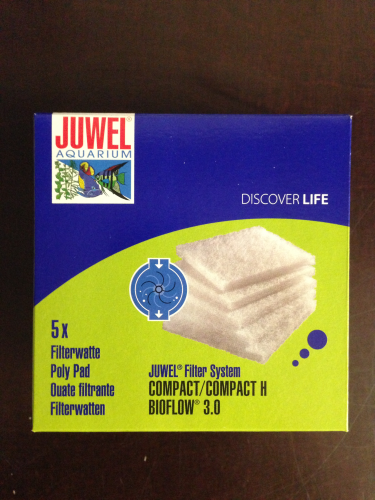 Juwel Filterwatte Bioflow 3.0 / Compact 5er (€0,40/Stk)