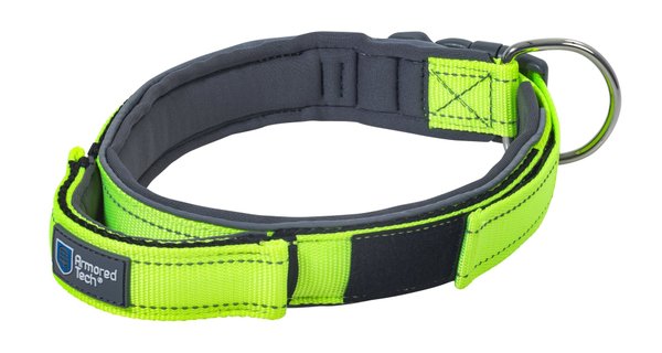 Armored Tech Dog Control Halsband mit integrierter Kurzleine Hundehalsband Gr. XL